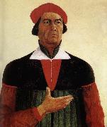 Kasimir Malevich, Self-Portrait